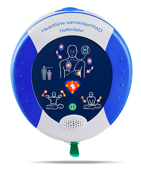 Samaritan® PAD350P Desfibrilador de acceso público con asistente de RCP. ¡SIMPLE Y SENCILLAMENTE SALVA VIDAS!